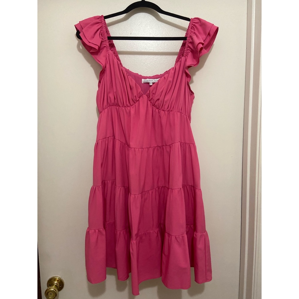 Endless Rose Pink Ruffle Dress 🌹